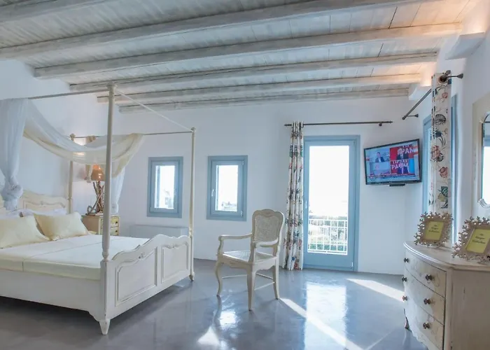 Luxury Paros De Luxe 4 Bedrooms Sea View & Sea Access Chrisi Akti (Paros)